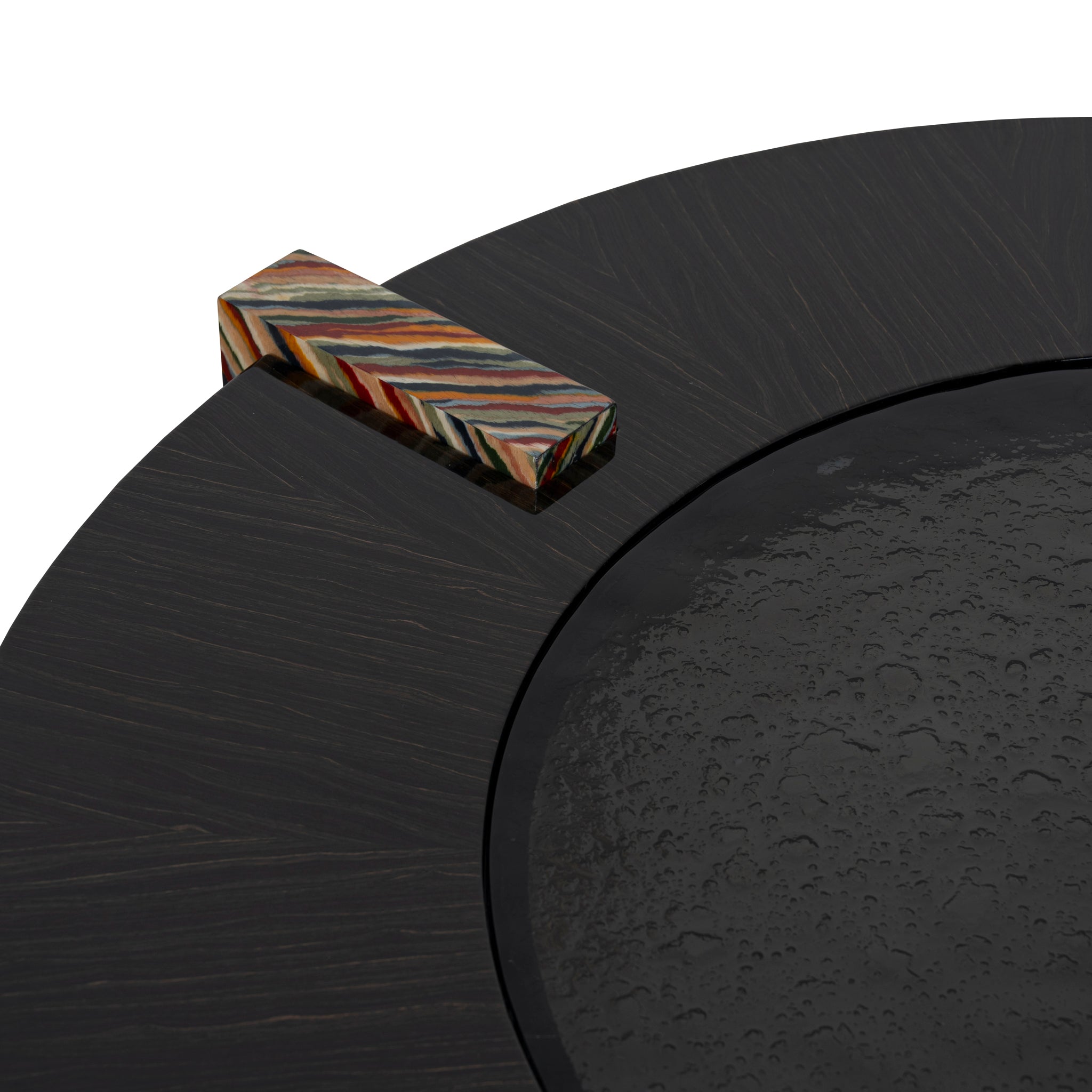 Callisto 93cm Round Coffee Table - Black Coffee Table NY-Core