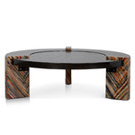Callisto 93cm Round Coffee Table - Black Coffee Table NY-Core