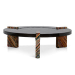 Callisto 93cm Round Coffee Table - Black Coffee Table NY-Core