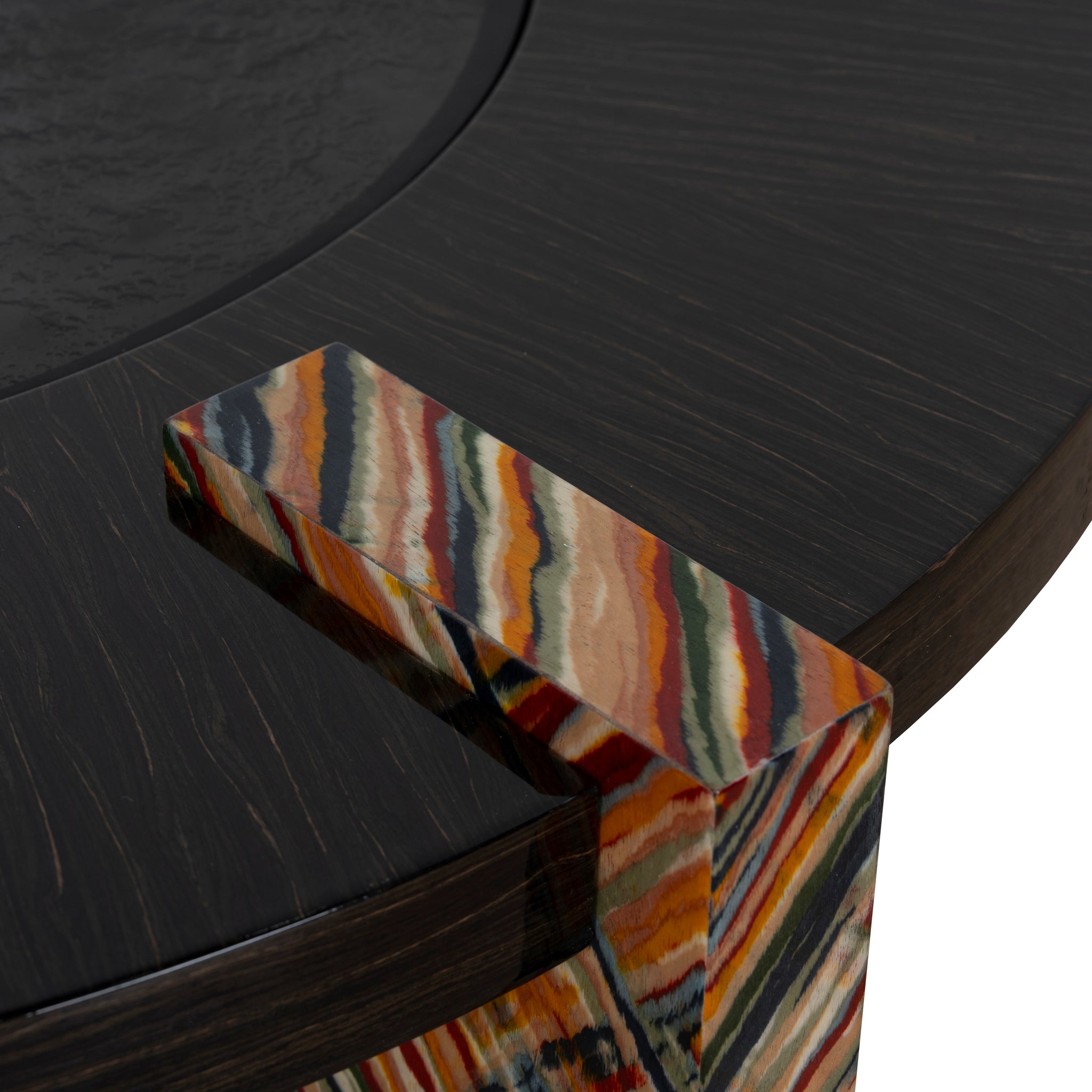 Callisto 93cm Round Coffee Table - Black Coffee Table NY-Core