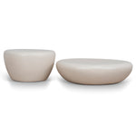 Caliza Nested Coffee Table - Ivory Beige Coffee Table NY-Core