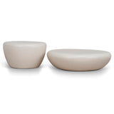 Caliza Nested Coffee Table - Ivory Beige Coffee Table NY-Core