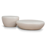 Caliza Nested Coffee Table - Ivory Beige Coffee Table NY-Core