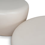 Caliza Nested Coffee Table - Ivory Beige Coffee Table NY-Core