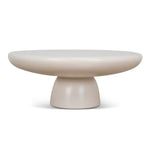 Valona 80cm Round Coffee Table - Ivory Beige Coffee Table NY-Core