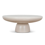 Valona 80cm Round Coffee Table - Ivory Beige Coffee Table NY-Core