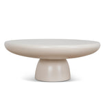 Valona 80cm Round Coffee Table - Ivory Beige Coffee Table NY-Core