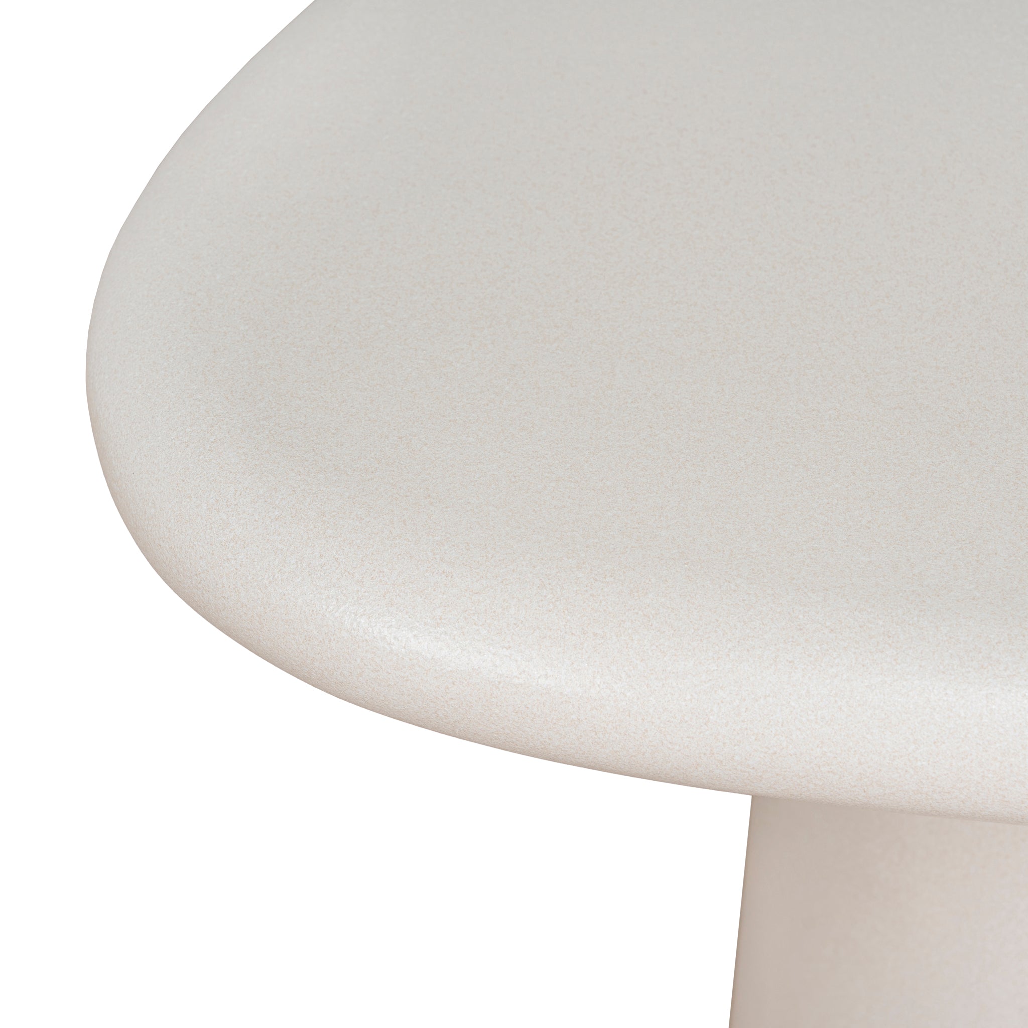 Avenza 60cm Side Table - Ivory Beige Side Table NY-Core
