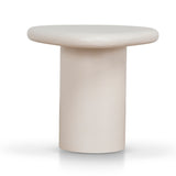 Avenza 60cm Side Table - Ivory Beige Side Table NY-Core