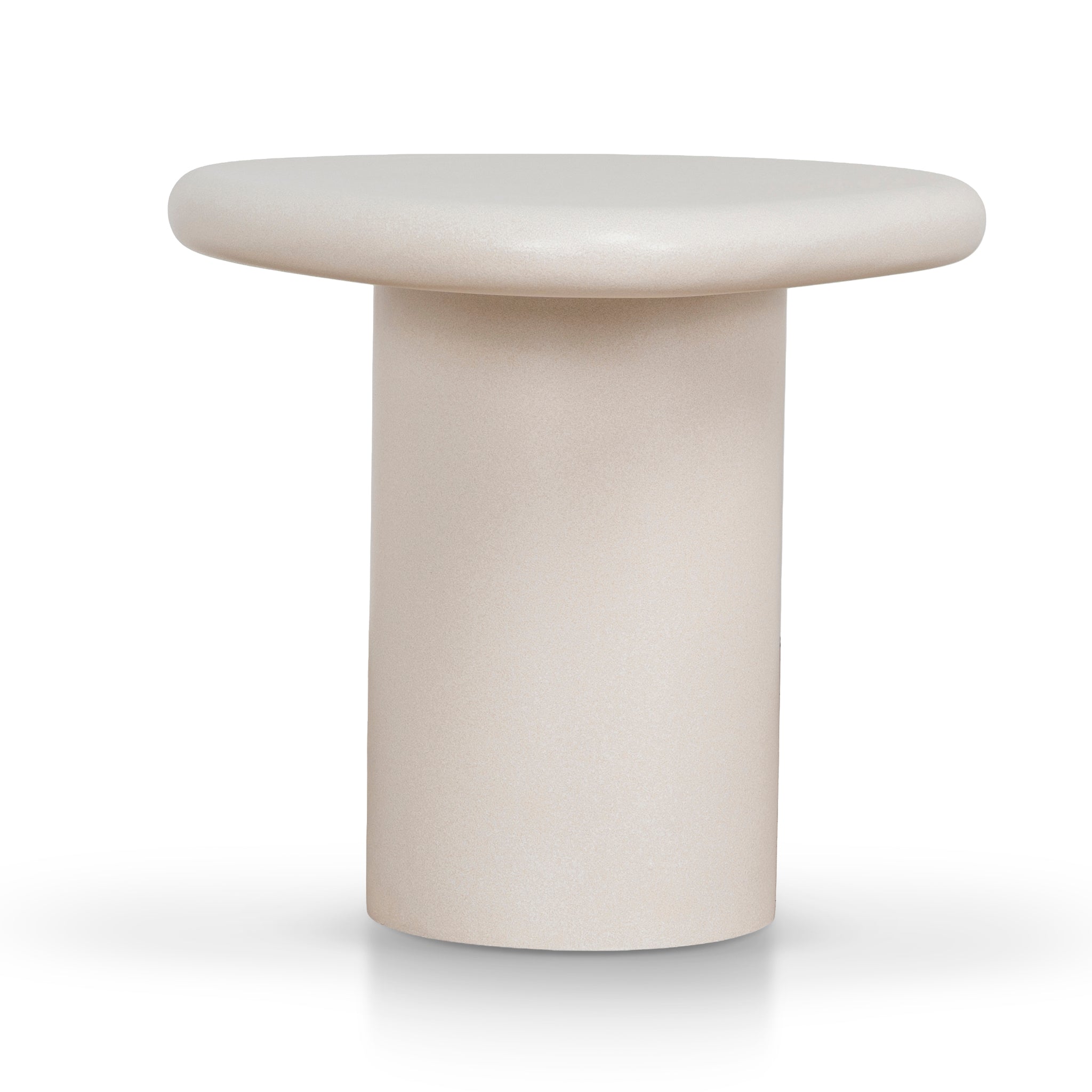 Avenza 60cm Side Table - Ivory Beige Side Table NY-Core