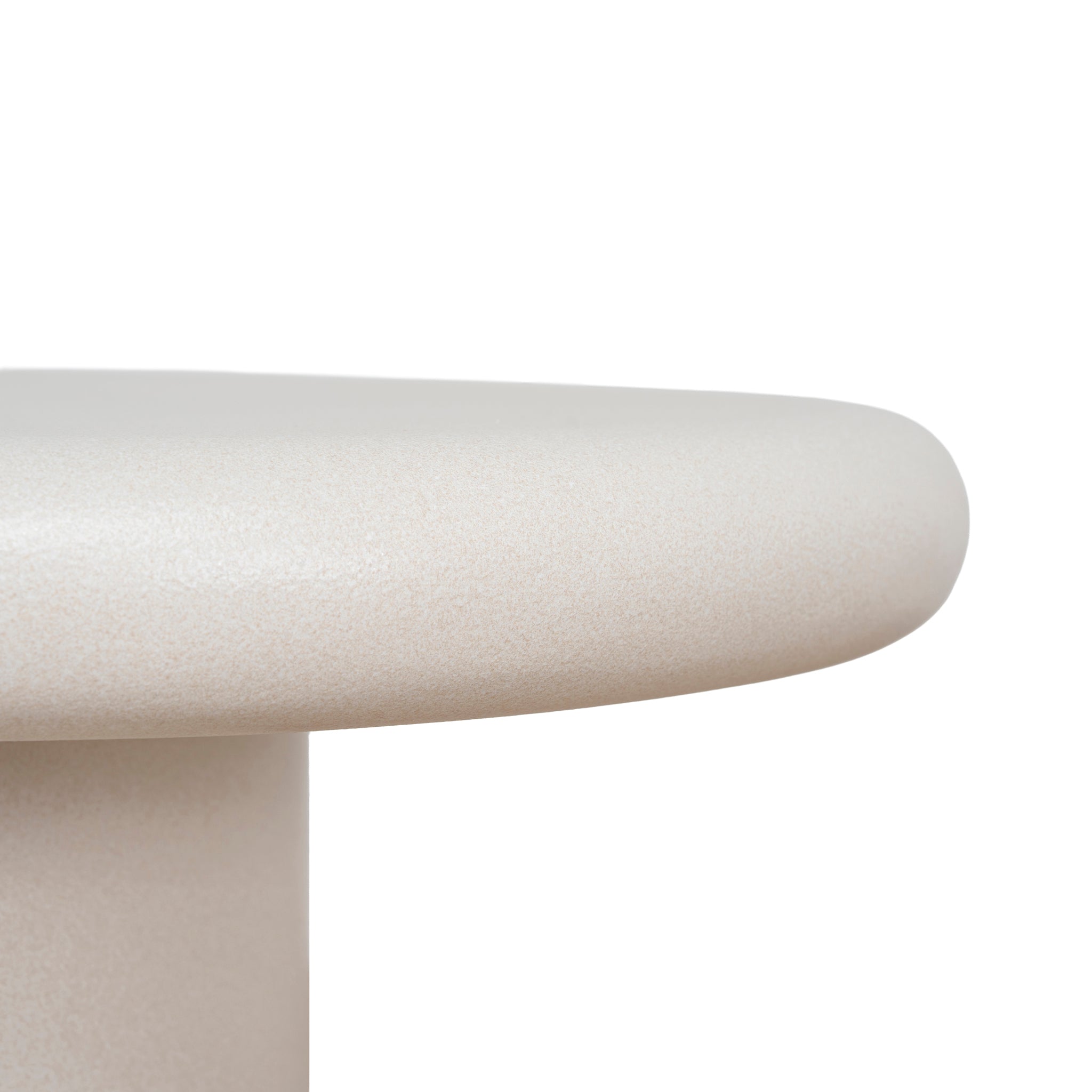 Avenza 60cm Side Table - Ivory Beige Side Table NY-Core
