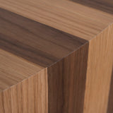 Artea 1m Round Coffee Table - Two Tone Natural Coffee Table Century-Core