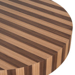 Artea 1m Round Coffee Table - Two Tone Natural Coffee Table Century-Core
