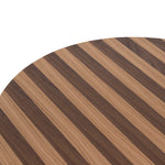 Artea 1m Round Coffee Table - Two Tone Natural Coffee Table Century-Core