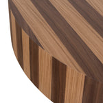 Artea 1m Round Coffee Table - Two Tone Natural Coffee Table Century-Core