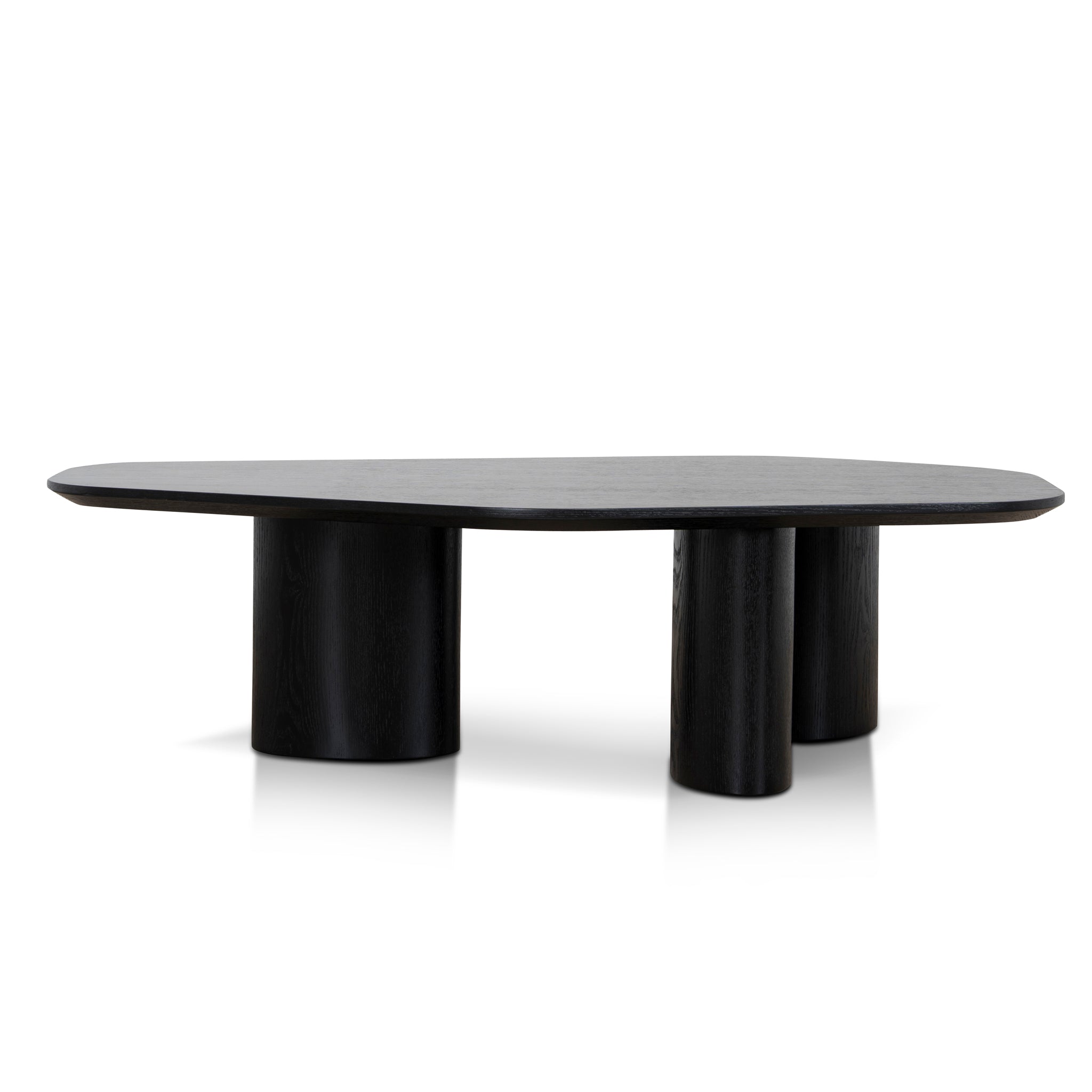 Baroux 1.09m Freeform Coffee Table - Full Black Coffee Table Cino-Core