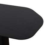 Baroux 1.09m Freeform Coffee Table - Full Black Coffee Table Cino-Core