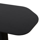 Baroux 1.09m Freeform Coffee Table - Full Black Coffee Table Cino-Core