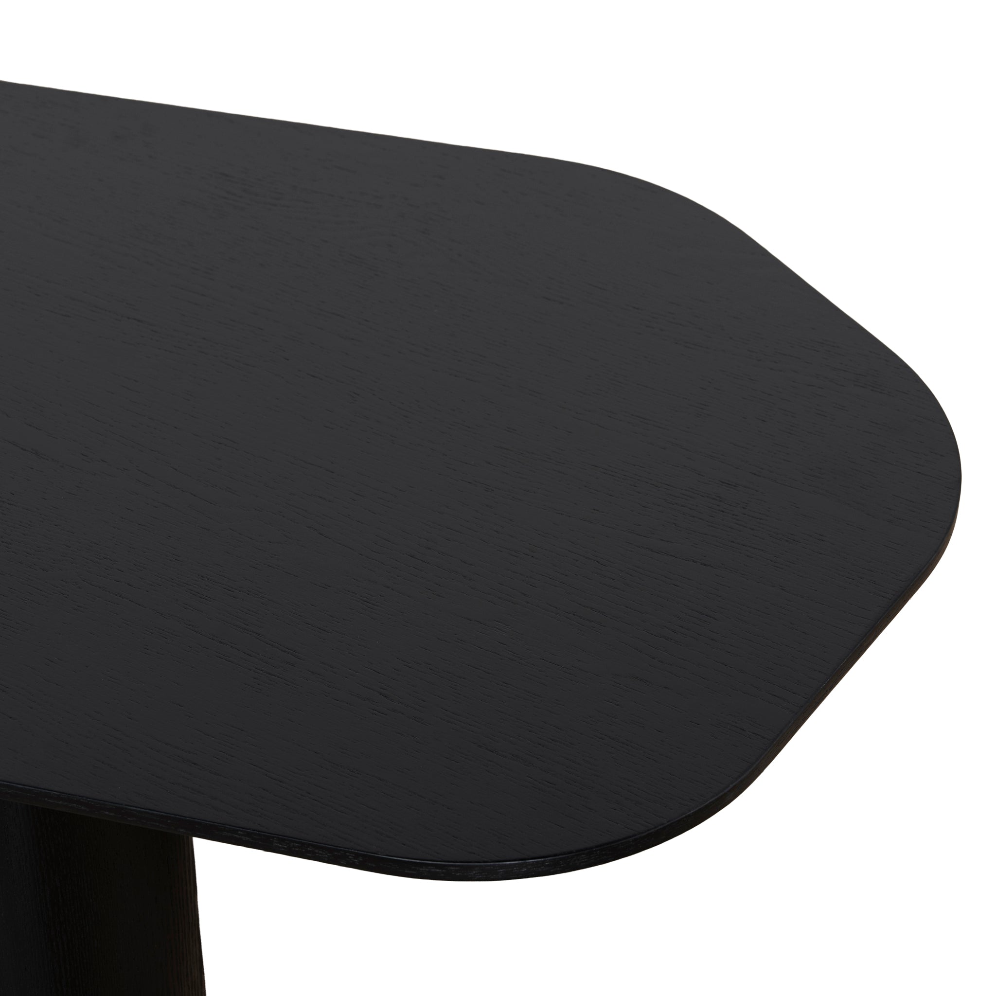 Baroux 1.09m Freeform Coffee Table - Full Black Coffee Table Cino-Core