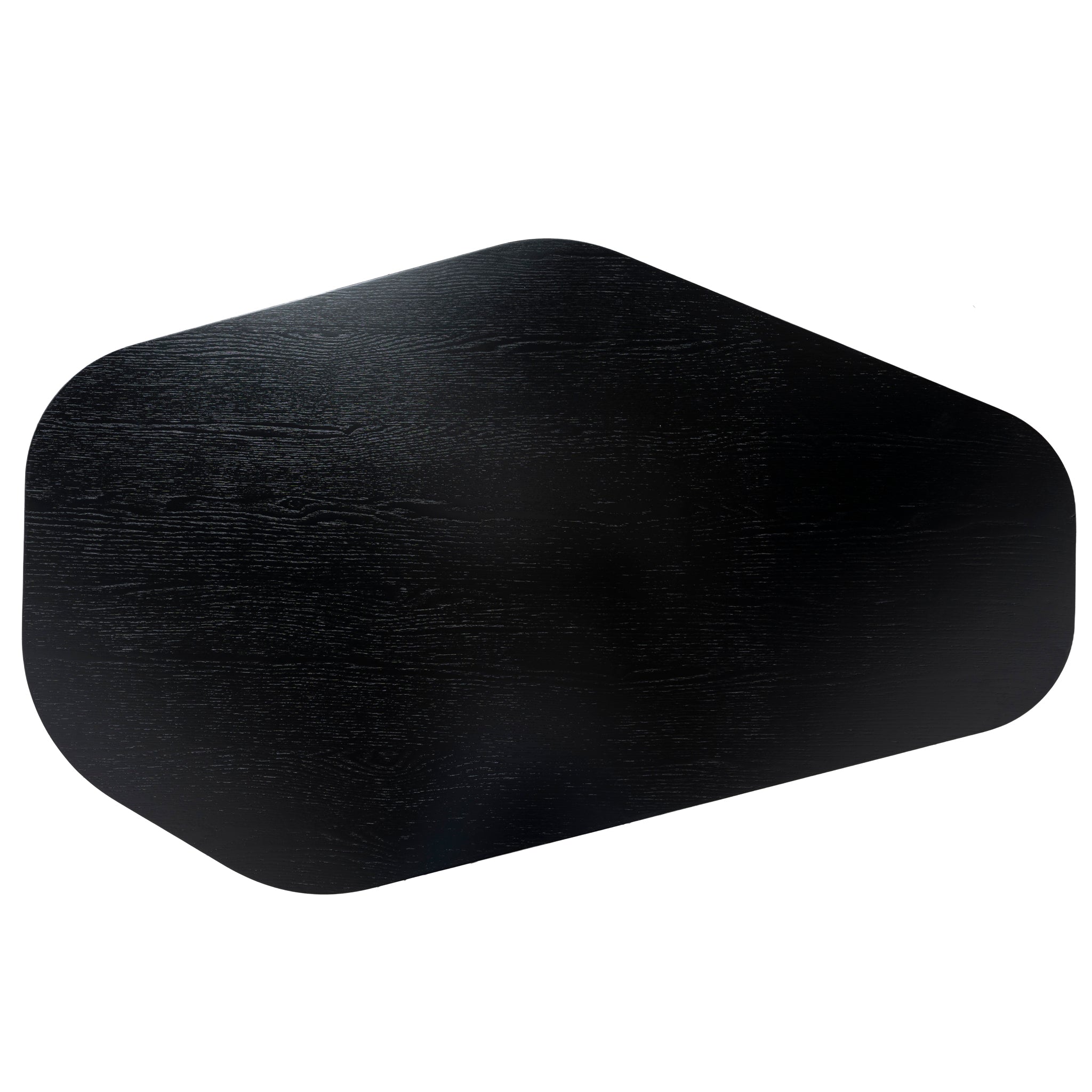 Baroux 1.09m Freeform Coffee Table - Full Black Coffee Table Cino-Core