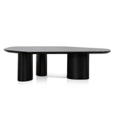 Baroux 1.09m Freeform Coffee Table - Full Black Coffee Table Cino-Core