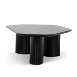 Baroux 1.09m Freeform Coffee Table - Full Black Coffee Table Cino-Core