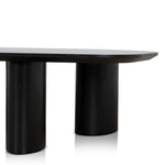 Baroux 1.09m Freeform Coffee Table - Full Black Coffee Table Cino-Core