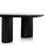 Baroux 1.09m Freeform Coffee Table - Full Black Coffee Table Cino-Core