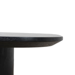 Baroux 1.09m Freeform Coffee Table - Full Black Coffee Table Cino-Core