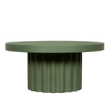 Sovana 90cm Concrete Coffee Table - Green Coffee Table Concrete-Core