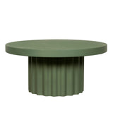 Sovana 90cm Concrete Coffee Table - Green Coffee Table Concrete-Core