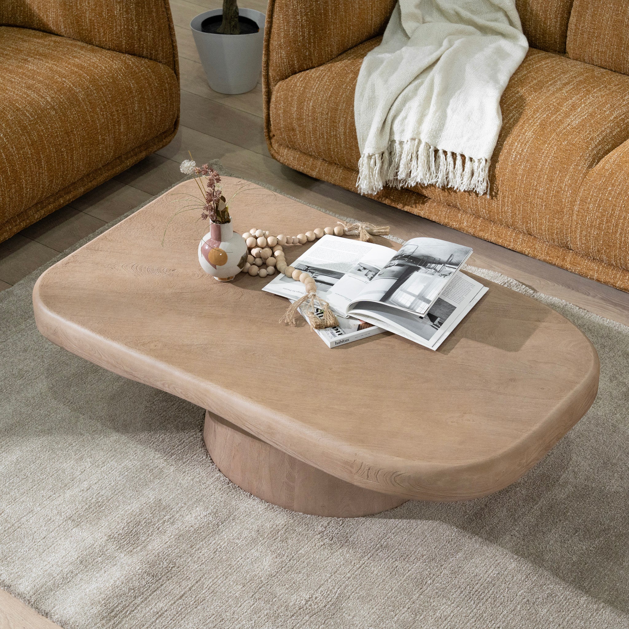 Omero 1.2m Coffee Table - Elmond Coffee Table Rebhi-Core