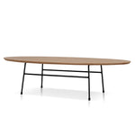 Linda 117.5cm Natural Ash Coffee Table - Black Legs Coffee Table Swady-Core
