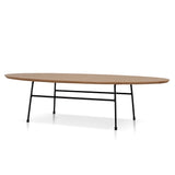 Linda 117.5cm Natural Ash Coffee Table - Black Legs Coffee Table Swady-Core