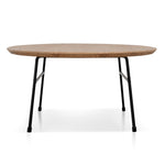 Linda 117.5cm Natural Ash Coffee Table - Black Legs Coffee Table Swady-Core