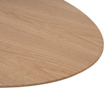 Linda 117.5cm Natural Ash Coffee Table - Black Legs Coffee Table Swady-Core