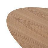 Linda 117.5cm Natural Ash Coffee Table - Black Legs Coffee Table Swady-Core