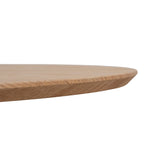 Linda 117.5cm Natural Ash Coffee Table - Black Legs Coffee Table Swady-Core
