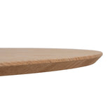 Linda 117.5cm Natural Ash Coffee Table - Black Legs Coffee Table Swady-Core