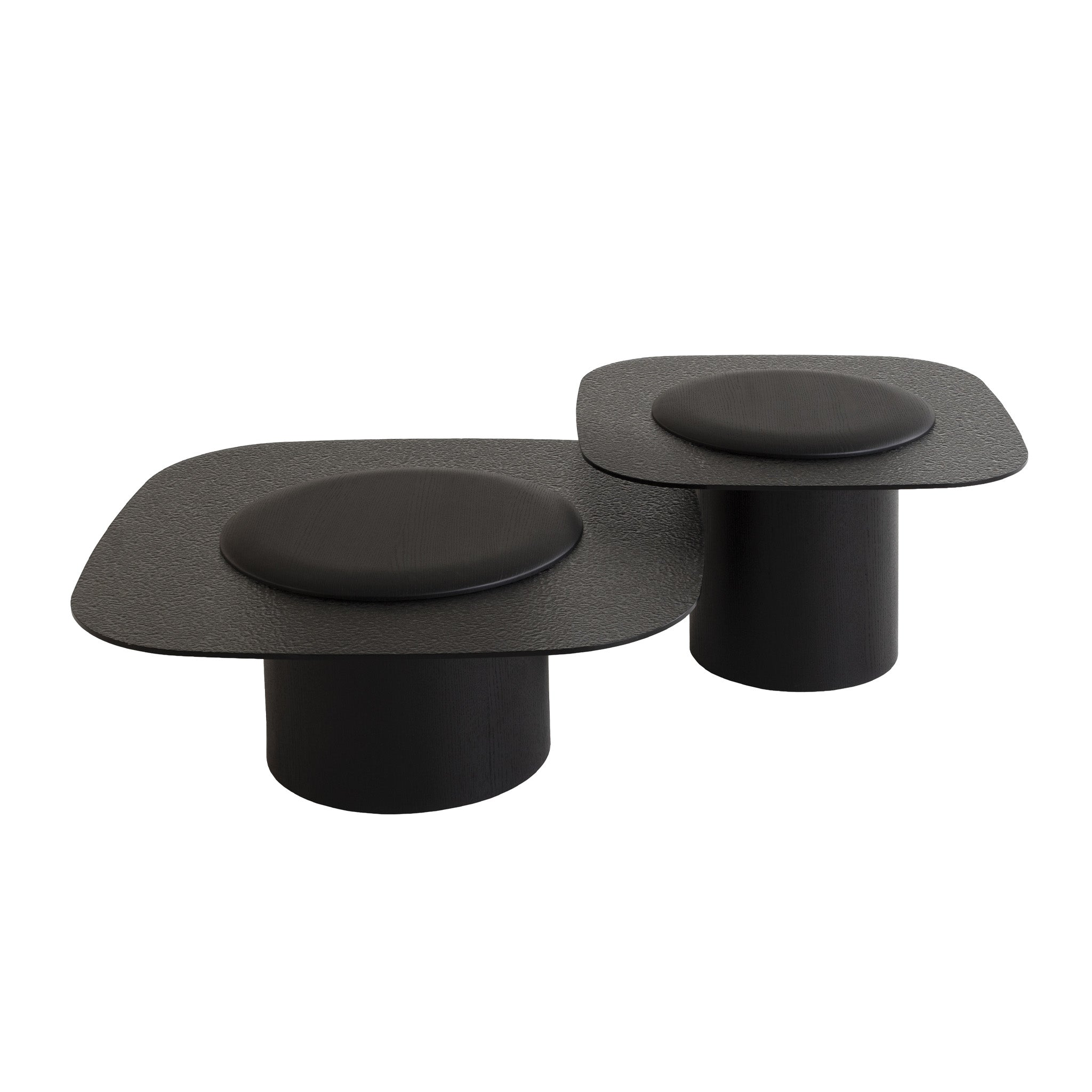 Travisse Nested Coffee Table - Black Coffee Table Iggy-Core