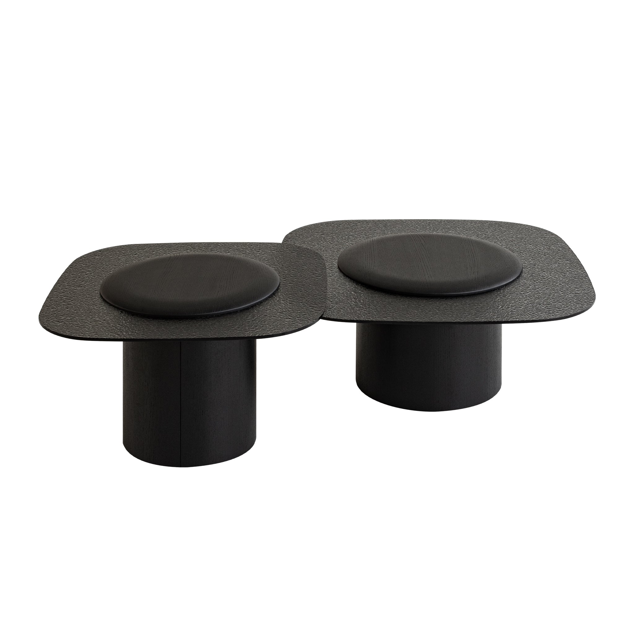 Travisse Nested Coffee Table - Black Coffee Table Iggy-Core