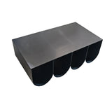 Vionta 1.1cm Coffee Table - Black Bo Craft-Core