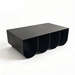 Vionta 1.1cm Coffee Table - Black Bo Craft-Core