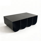Vionta 1.1cm Coffee Table - Black Bo Craft-Core