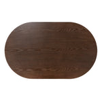 Monli 1.3m Elm Coffee Table - Walnut Coffee Table Nicki-Core