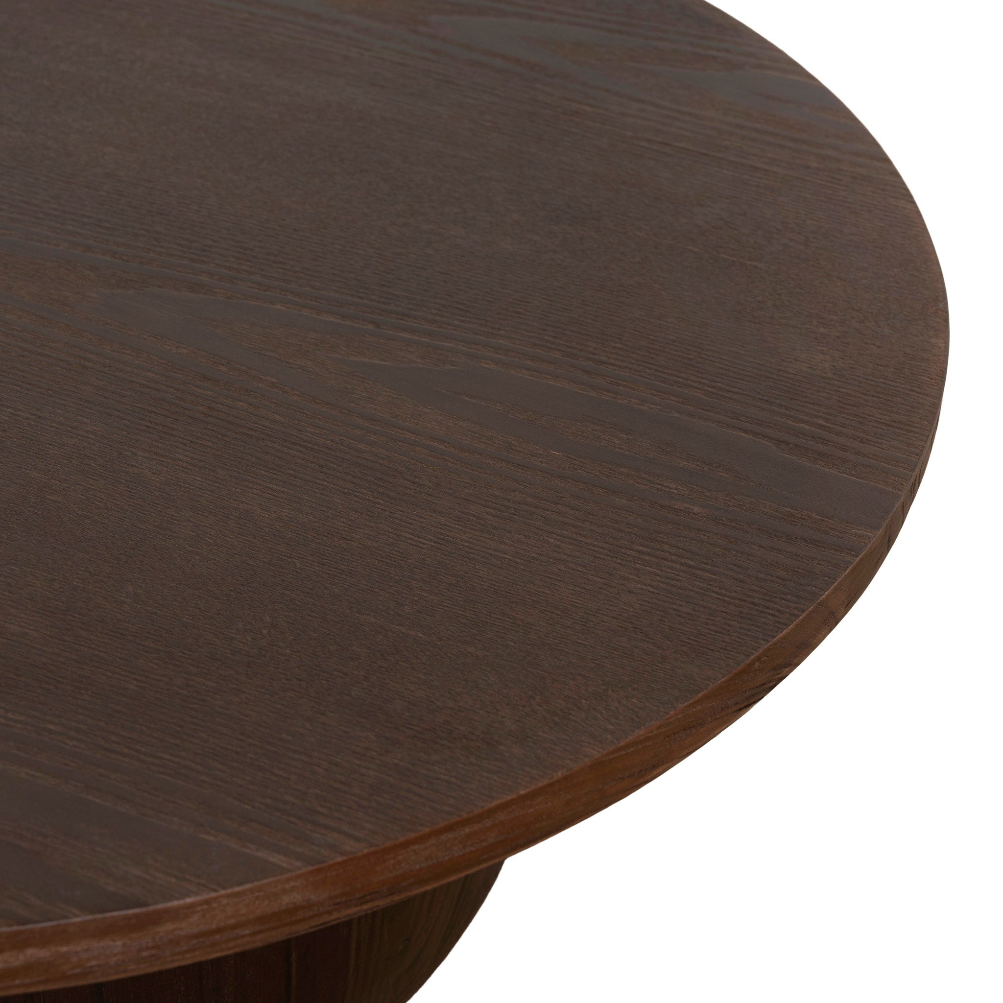 Monli 1.3m Elm Coffee Table - Walnut Coffee Table Nicki-Core