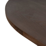 Monli 1.3m Elm Coffee Table - Walnut Coffee Table Nicki-Core