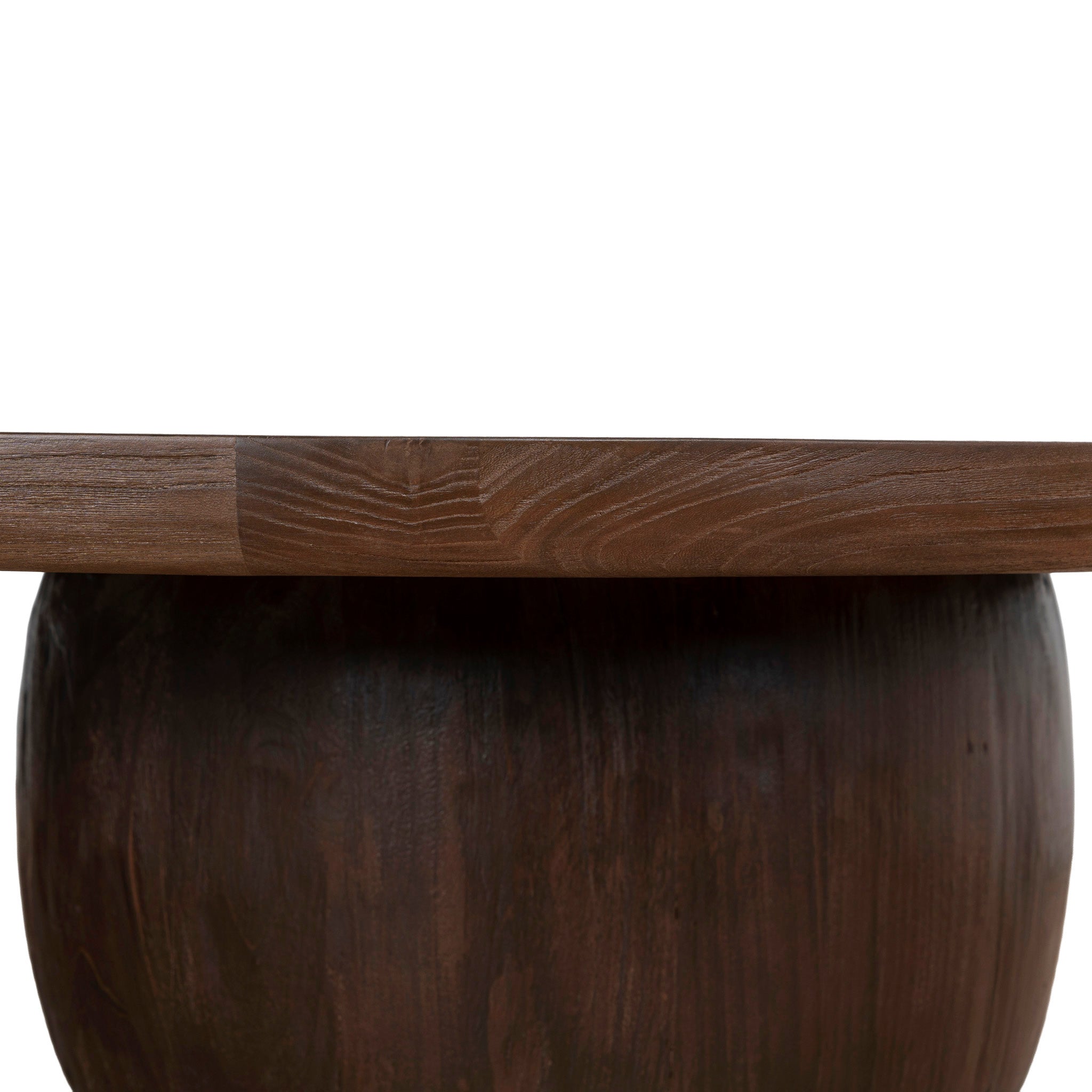 Monli 1.3m Elm Coffee Table - Walnut Coffee Table Nicki-Core
