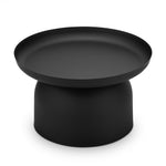 Orvano 60cm Round Coffee Table - Matte Black Coffee Table Eastern-Local