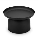 Orvano 60cm Round Coffee Table - Matte Black Coffee Table Eastern-Local